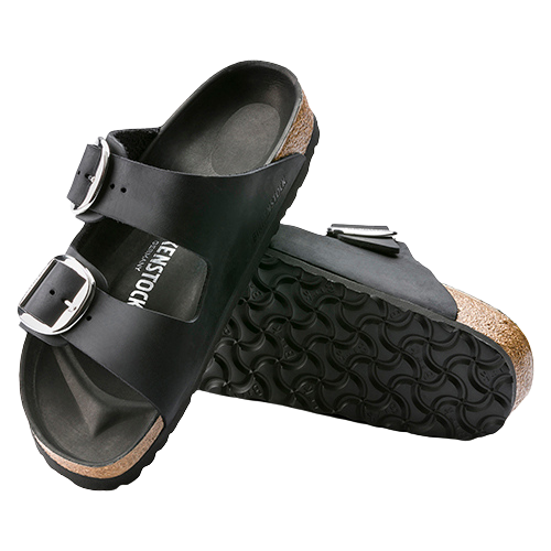 Birkenstock Ladies  Sandals - Arizona Big Buckle - Black