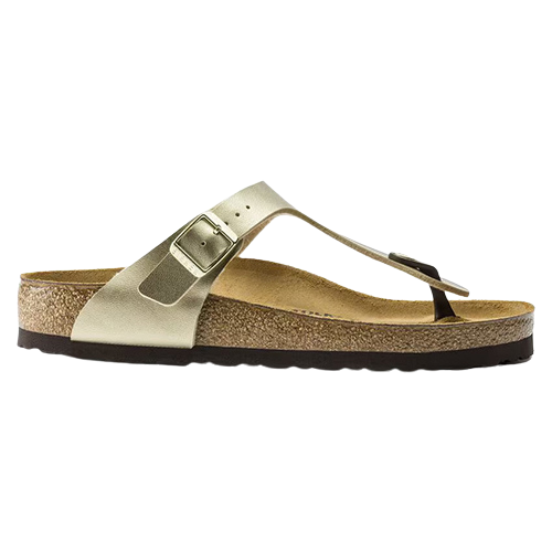 Birkenstock Ladies Sandals - Gizeh Birko-Flor  - Gold