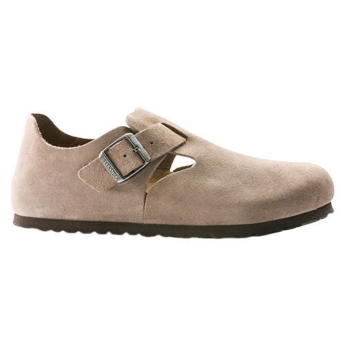 Birkenstock Ladies Suede Shoes - London - Taupe