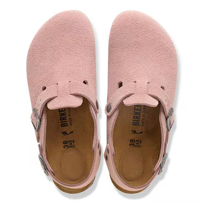 Birkenstock Ladies Backstrap Clogs - Tokio - Pink Clay