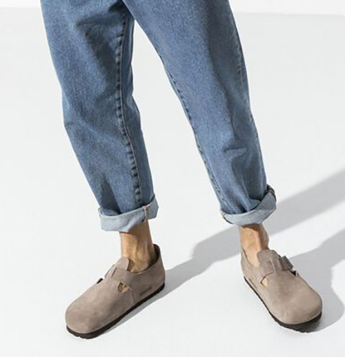 Birkenstock Men s Suede Shoes London Taupe