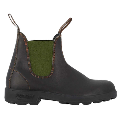 Blundstone Leather Chelsea Boots - 519 - Brown/Olive