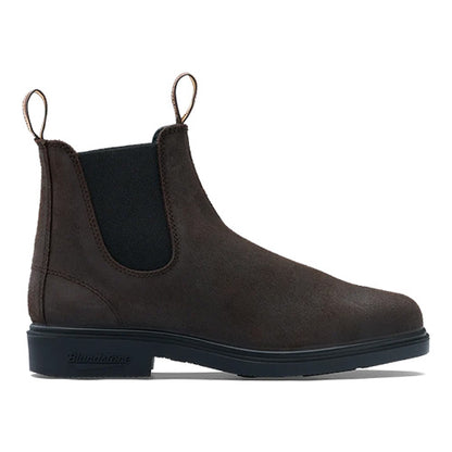 A single Blundstone Waxed Suede Boot - 2678 - Dark Brown on a white background
