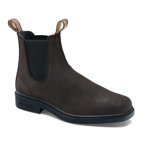 A single Blundstone Waxed Suede Boot - 2678 - Dark Brown on a white background