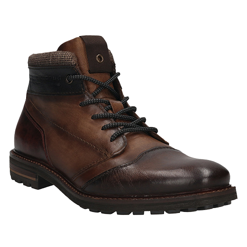 Bugatti Mens Lace Up Boots - 331-ACC34 - Brown