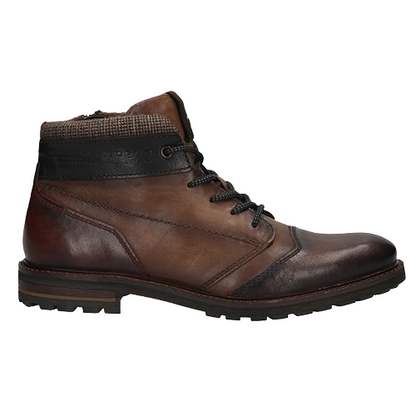 Bugatti Mens Lace Up Boots - 331-ACC34 - Brown