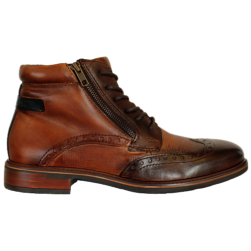 Bugatti Ankle Boots - 311-AH630 - Brown/Tan