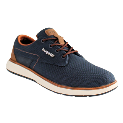 Bugatti Mens Laced Shoe - 341-AKN01 - Navy