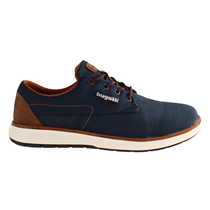 Bugatti Mens Laced Shoe - 341-AKN01 - Navy