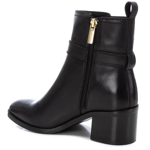 Carmela Block Heeled Ankle Boots - 161735 - Black