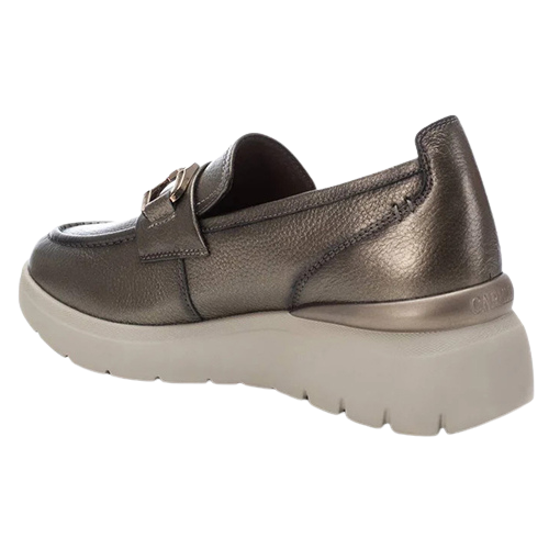 Carmela Ladies Wedge Loafers - 161837 - Pewter