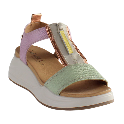 Carmela  Wedge Sandals - 161550 - Aqua