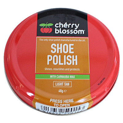 Light tan 2025 polish for shoes