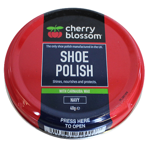 Cherry Blossom Matt Shoe Polish - 40g - Navy