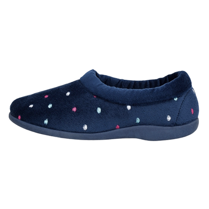 Cipriata Ladies Slippers-Sophie-Navy Multi