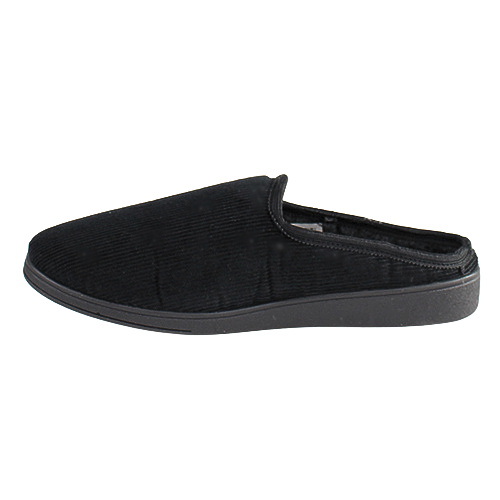 Cipriata Mens Mule Slippers- Ted-Black