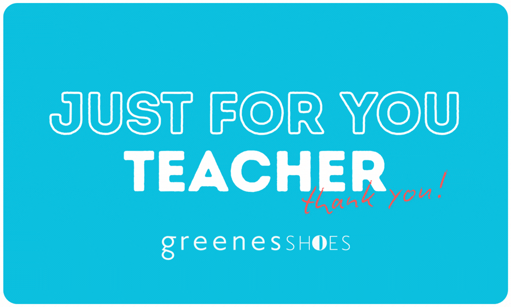 Greenes Shoes E-Gift Card Best Teacher