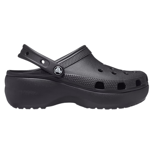 Crocs Ladies Classic Platform Clogs - 206750 - Black