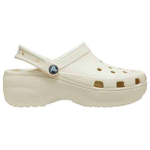 Crocs Ladies Classic Platform Clogs - 206750 - Bone