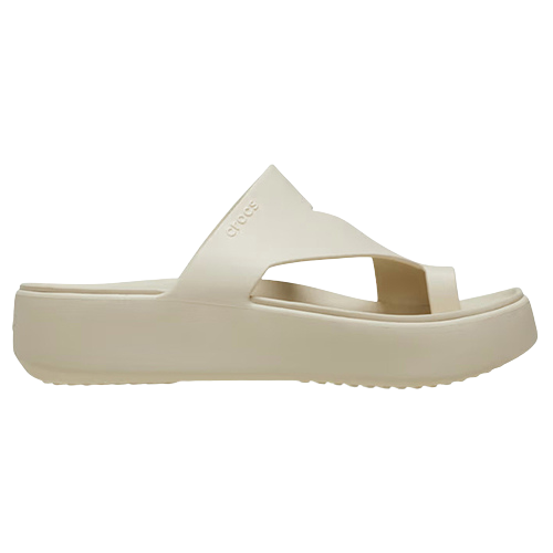 Crocs Ladies Getaway Platform Toe Loop Sandals -210834 - Beige/Sand