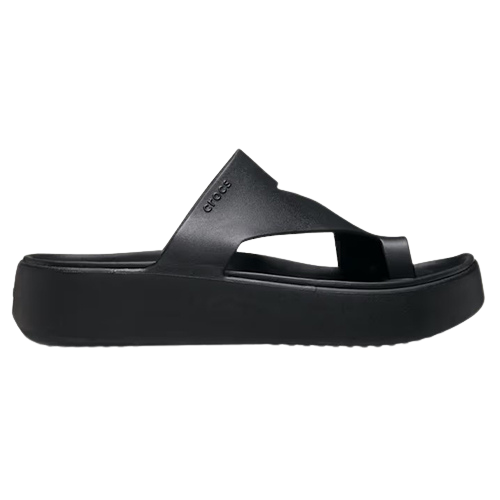 Crocs Ladies Getaway Platform Toe Loop Sandals - 210834 - Black