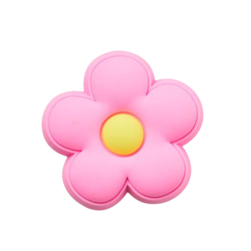Crocs Tiny Pink Flower Jibbitz Charm