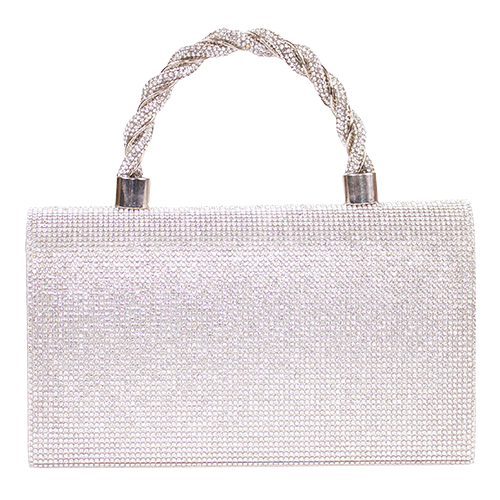 Dr. Bear Clutch Bag - GA05A - Silver
