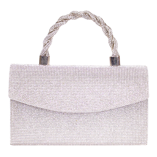 Dr. Bear Clutch Bag - GA05A - Silver