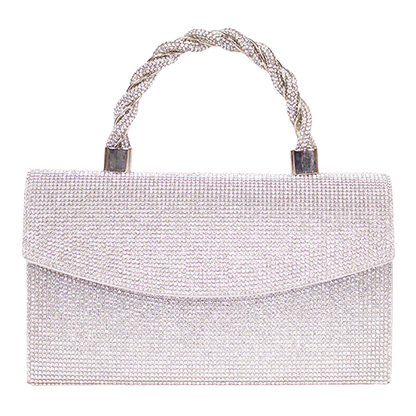 Dr. Bear Clutch Bag - GA05A - Silver