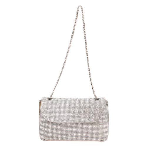 Dr. Bear Clutch Bag - GA03B - Silver