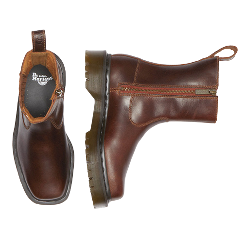 Martens Ladies Ankle Boots Amaayah Lo Brown – Greenes Shoes