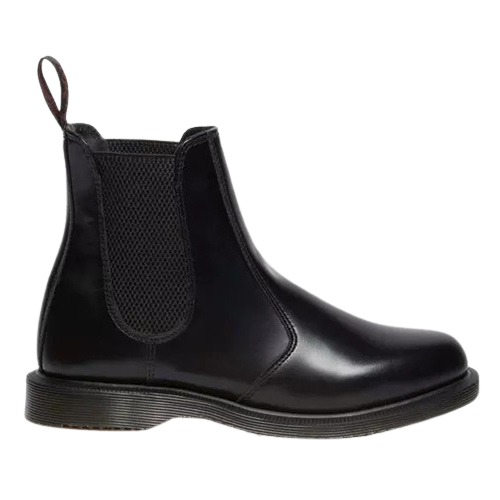Dr. Martens Ladies Leather Chelsea Boots - Flora - Black