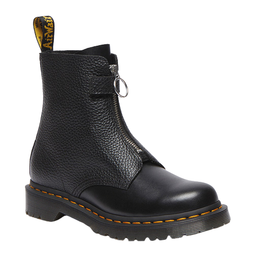 Dr. Martens Ladies Zip Front Boots 1460 Pascal Black Greenes Shoes