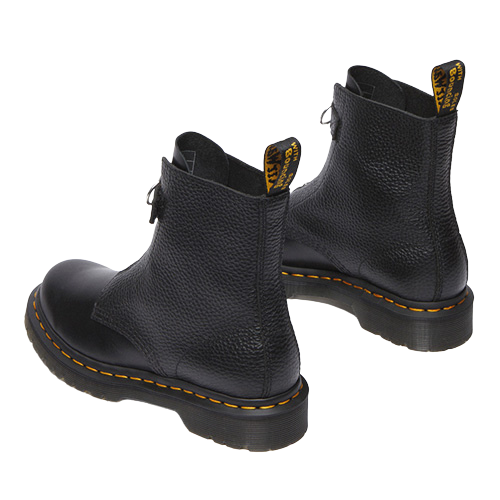 Dr. Martens Ladies Zip Front Boots - 1460 Pascal - Black