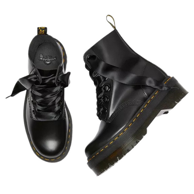 Dr.Martens Platform Boots - Molly - Black Hi Shine