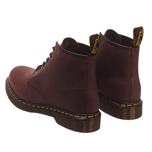 Dr Martens Ankle Boot 6 Eyelets - 101 - Cherry Red