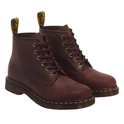 Dr Martens Ankle Boot 6 Eyelets - 101 - Cherry Red
