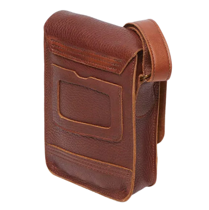 Dr Martens Ambassador Leather Reporter Bag - Cashew