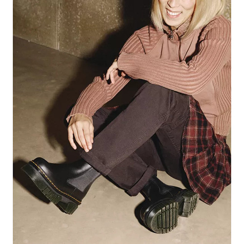 Dr.Martens Platform Chelsea Boots Audrick Black