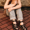 Dr Martens Platform Sandals- Clarissa - Black