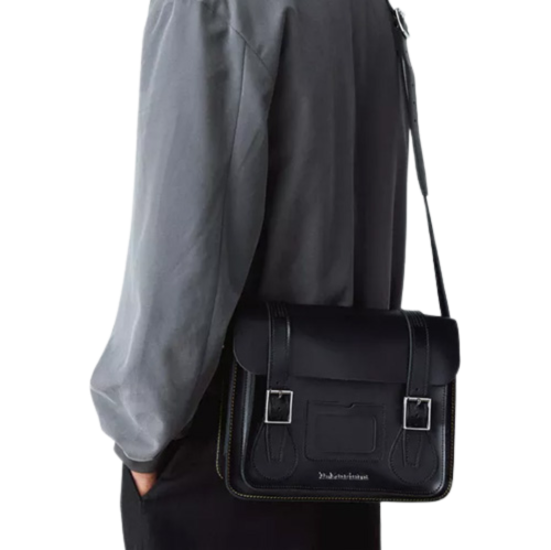 Dr Martens Smooth Leather Satchels - Kiev -  Black