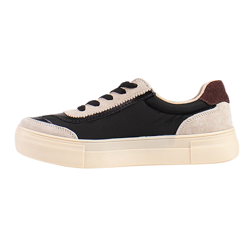 Drilleys Ladies Trainers - Eighty - Black/Beige