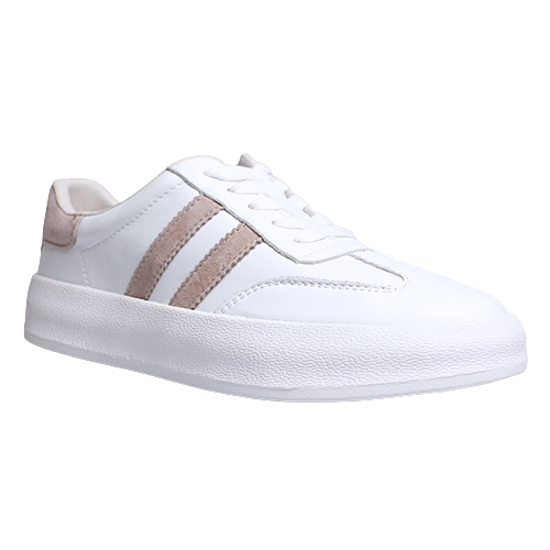 Drilleys Ladies Trainers - Fifty - White/Brown