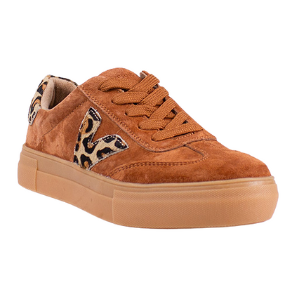 Drilleys Ladies Trainers - Ninety - Chamoise/Tan
