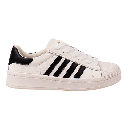 Drilleys Ladies Trainers - Ninety One - Black/White