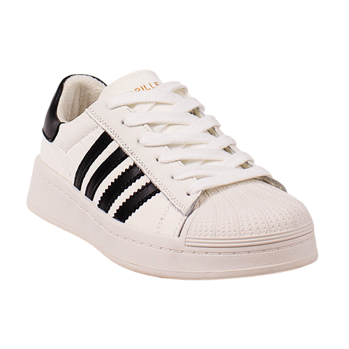 Drilleys Ladies Trainers - Ninety One - Black/White