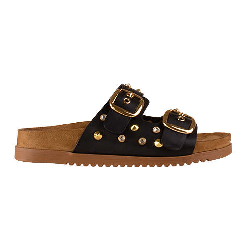 Drilleys Ladies Sliders - Ninety Seven - Black