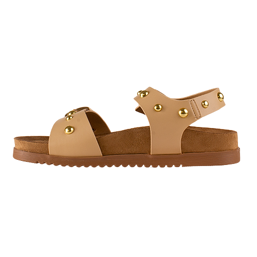 Drilleys Ladies Flat Sandals- Ninety Eight - Beige