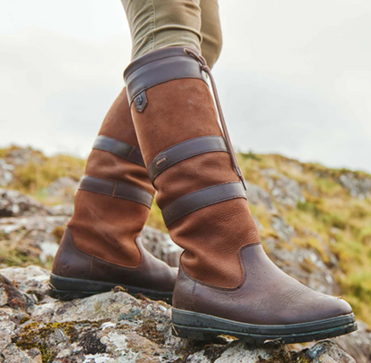 Dubarry Ladies Gortex Knee Boots - Galway - Walnut