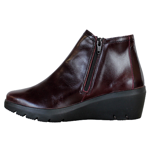 Dubarry Wedge Boots Jace Burgundy Greenes Shoes